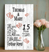 15th Anniversary Gift - Personalized Wood Plaque for Husband, Wife or Couple - 15 Year