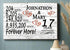17th Anniversary Gift - Personalized Wood Sign for Husband, Wife or Couple - 17 Year
