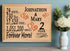 2nd Anniversary Gift - Personalized Wood Plaque for Husband, Wife or Couple - 2 Year