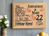 22nd Anniversary Gift - Personalized Wood Plaque for Husband, Wife or Couple - 22 Year