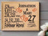 27th Anniversary Gift - Personalized Wood Plaque for Husband, Wife or Couple - 27 Year
