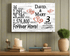 3rd Anniversary Gift - Personalized Wood Sign for Husband, Wife or Couple - 3 Year
