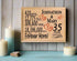 35th Anniversary Gift - Personalized Wood Plaque for Husband, Wife or Couple - Coral Anniversary