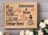 4th Anniversary Gift - Personalized Wood Plaque for Husband, Wife or Couple - 4 Year