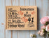 41st Anniversary Gift - Personalized Wood Plaque for Husband, Wife or Couple - 41 Year