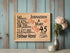 45th Anniversary Gift - Personalized Wood Plaque for Husband, Wife or Couple - 45 Year