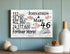 46th Anniversary Gift - Personalized Wood Sign for Couples