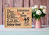 48th Anniversary Gift - Personalized Wood Plaque for Husband, Wife or Couple - 48 Year