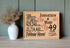 49th Anniversary Gift - Personalized Wood Plaque for Husband, Wife or Couple - 49 Year