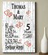 5th Anniversary Gift - Personalized Wood Plaque for Husband, Wife or Couple - 5 Year
