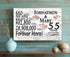 55th Anniversary Gift - Personalized Wood Sign for Couples