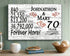 70th Anniversary Gift - Personalized Wood Sign for Couples