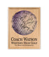Golf Coach Gift Plaque - Personalized Signable Custom Wood Award