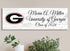University of Georgia Class Year Plaque With Name – Personalized for Student, Alumni or Graduation Gift