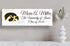 University of Iowa Class Year Plaque With Name – Personalized for Student, Alumni or Graduation Gift