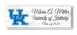 University of Kentucky Class Year Plaque With Name – Personalized for Student, Alumni or Graduation Gift
