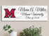 Miami University Class Year Plaque With Name – Personalized for Student, Alumni or Graduation Gift