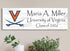 University of Virginia Class Year Plaque With Name – Personalized for Student, Alumni or Graduation Gift