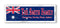 Australian Flag Family Name Sign – Personalized Australia Heritage Wood Plaque