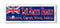 Australian Flag Family Name Sign – Personalized Australia Heritage Wood Plaque