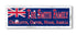 Australian Flag Family Name Sign – Personalized Australia Heritage Wood Plaque