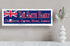 Australian Flag Family Name Sign – Personalized Australia Heritage Wood Plaque