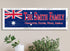 Australian Flag Family Name Sign – Personalized Australia Heritage Wood Plaque