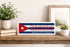Cuban Flag Sign - Personalized Family Name - Custom Wood Cuba Heritage Gift