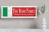 Personalized Italy Flag Family Name Sign - Custom Italian Heritage Wood Plaque - Family Wall Decor - 16.5 x 5.5