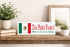 Mexican Flag Sign - Personalized Family Name - Custom Wood Mexican Heritage Gift