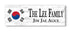 Korean Flag Sign - Personalized Family Name - Custom Wood Korean Heritage Gift