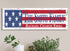 American Flag Sign - Personalized Family Name - Custom Wood Patriotic Gift