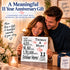 Personalized Anniversary Gift Plaque by Year With Names
