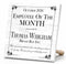 Employee of the Month Award Plaque - Personalized Workplace Recognition Gift