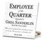 Employee of the Quarter Award Plaque - Personalized Recognition Gift