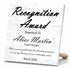 Recognition Award Plaque - Personalized Employee Appreciation Gift with Custom Message