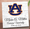 Personalized Auburn University Graduation Sign – Custom Graduate Name & Class Year Gift – Official Tigers Wood Decor