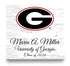 Official University of Georgia Class Year Plaque with Name - Gift for Students, Alumni, Graduation