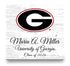 Personalized University of Georgia Graduation Sign – Custom Name & Class Year Gift for Bulldogs Students, Alumni & Graduates