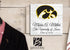 Official University of Iowa Class Year Plaque with Name - Gift For Alumni, Students, Graduation