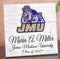 Official JMU Class Year Gift Plaque with Name - For James Madison University Students, Alumni, Graduation