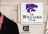 Personalized Kansas State Wildcats Family Name Sign – Custom K-State Wood Wall Decor – Wildcats Gift