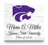 Official Kansas State Class Year Gift Plaque with Name - For K-State Students, Alumni