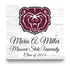 Missouri State University Class Year Plaque with Name - Gift for New Students, Alumni or Graduation