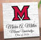 Miami University Class Year Plaque With Name - Personalized for Student, Alumni or Graduation Gift