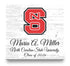 North Carolina State University Class Year Plaque With Name - Personalized for Student, Alumni or Graduation Gift