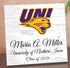 University of Northern Iowa Class Year Plaque With Name - Personalized for Student, Alumni or Graduation Gift