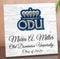 Old Dominion University Class Year Plaque With Name - Personalized for Student, Alumni or Graduation Gift