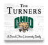 Ohio University Bobcats Proud Family Sign - Personalized Family Name Wood Plaque - Officially Licensed Square Decor