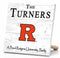 Rutgers Scarlet Knights Proud Family Sign - Personalized Family Name Wood Plaque - Officially Licensed Square Decor